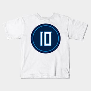 Adam Humphries Number 10 Jersey Tennessee Titans Inspired Kids T-Shirt